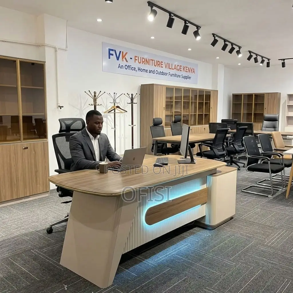 Office Desks| 1.8 Meters L-Shaped Executive Office Table