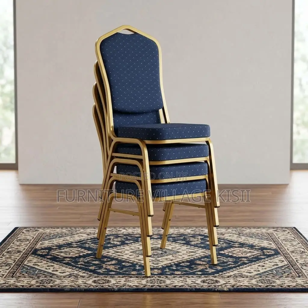 Blue Banquet Stackable Chair
