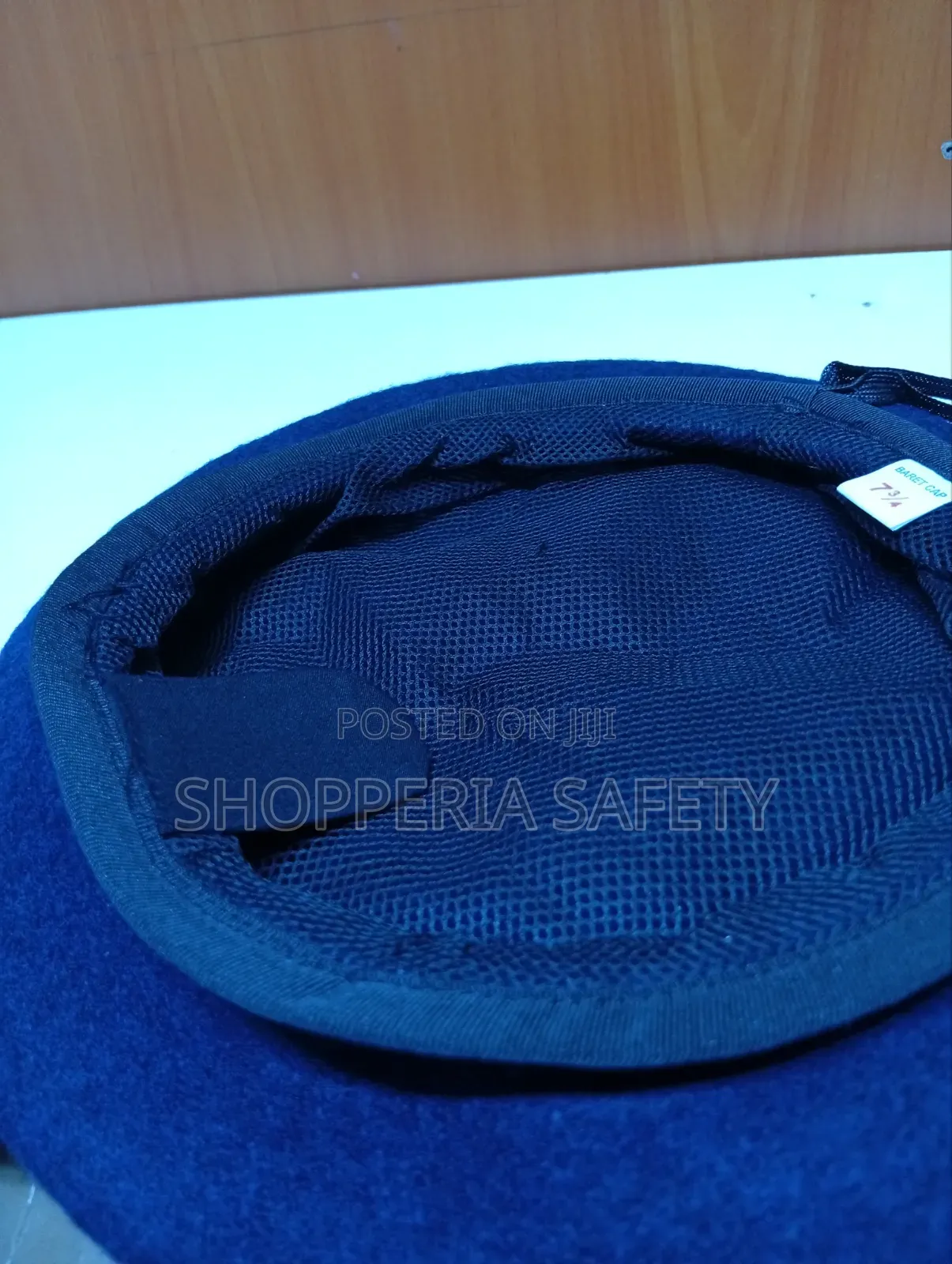 Navy Blue Cotton Beret