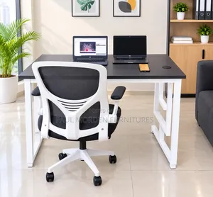 Brand New Ergonomic Mesh Office Chair With New One Metal Cross Table