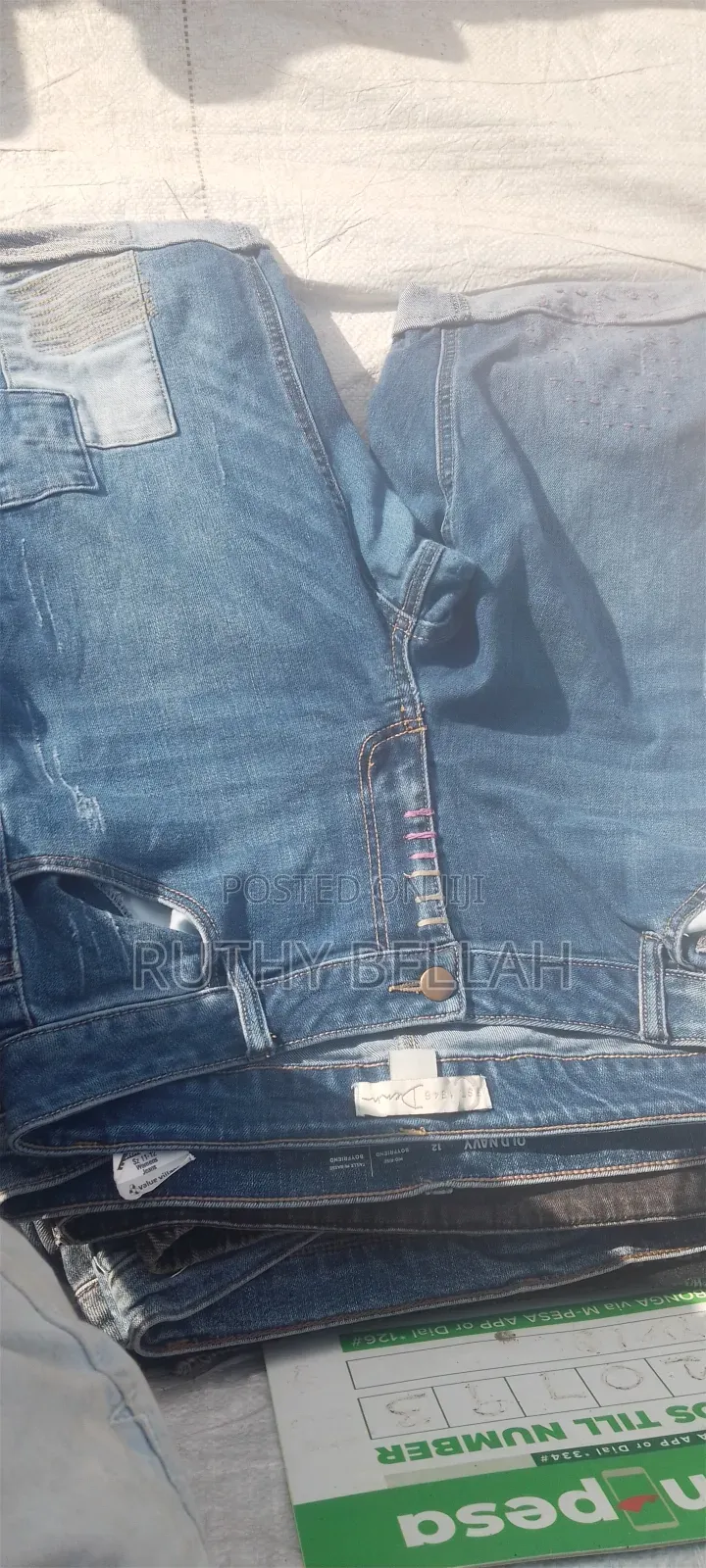 Unisex Jeans Trousers