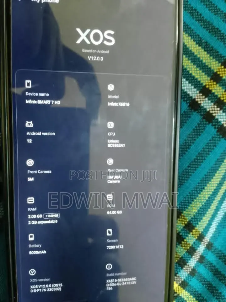 Infinix Hot 7 Pro 64 GB Blue