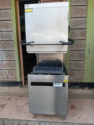 Commercial Hood Type Pass Through Dishwasher