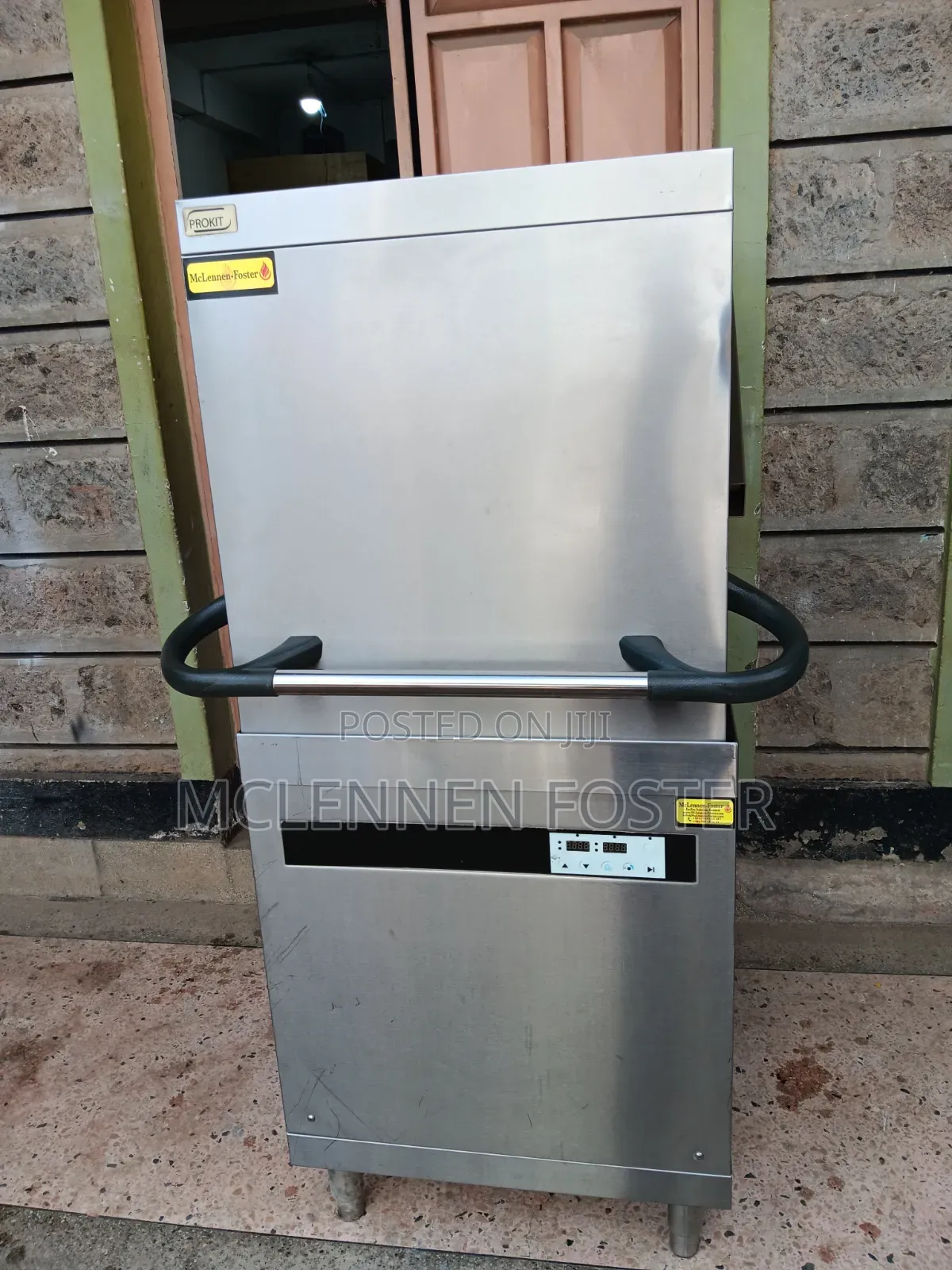 Commercial Hood Type Pass Through Dishwasher