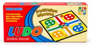 Classic Ludo Travel Game for Family Fun and Brain Development