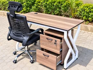 Office Furniture :Modern Office Desk +Drawer