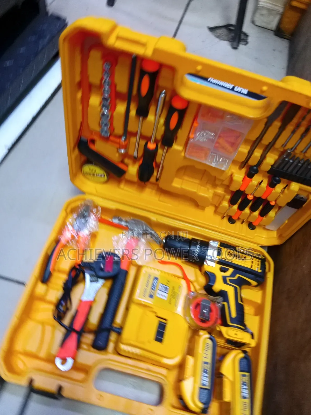 Big DeWalt Cordless Drill Set