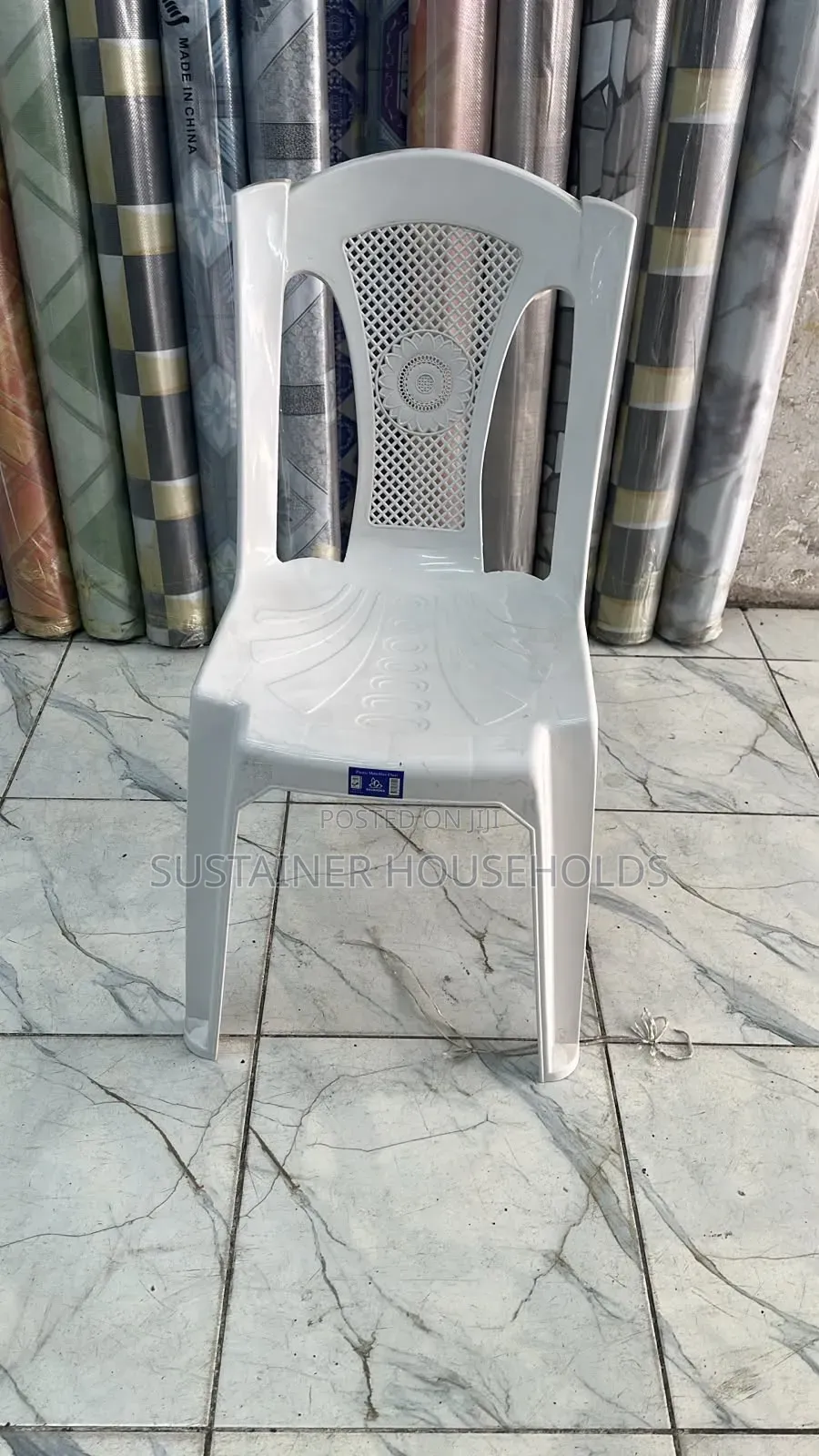 White Shoshona Plastic Chairs