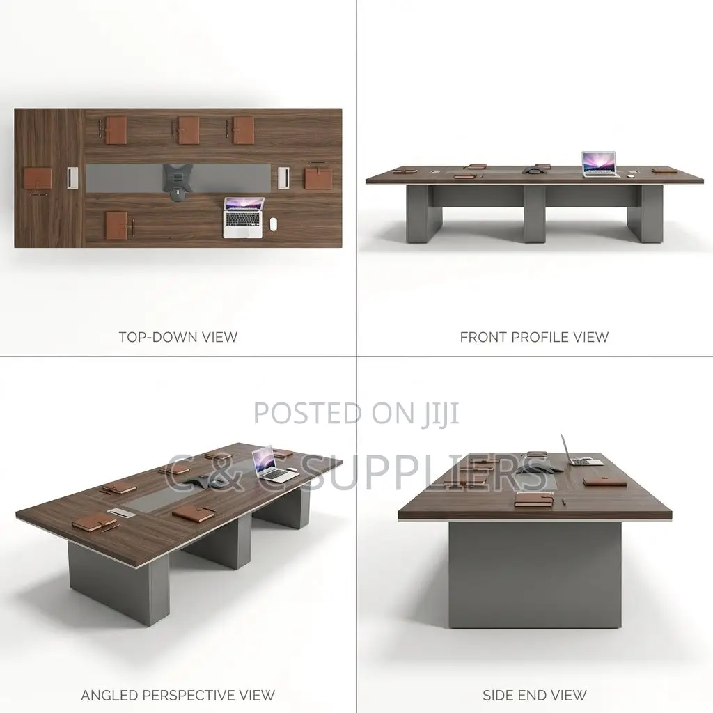 12-Seat Executive Boardroom Table