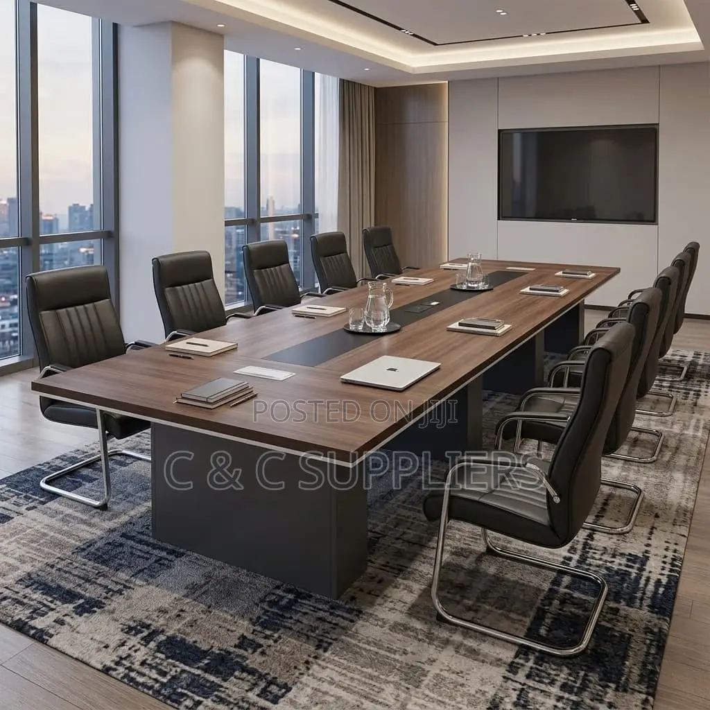 12-Seat Executive Boardroom Table
