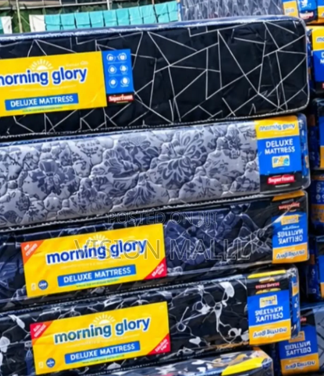 Morning Glory 4×6×8 Inches Medium Density Quilted Mattress