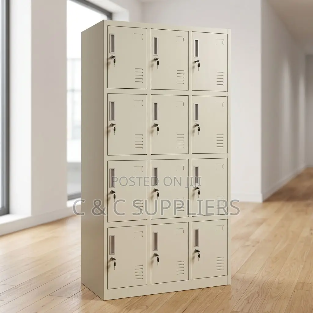 12-Locker Gym Cabinet