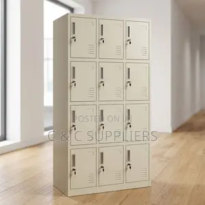 12-Locker Gym Cabinet