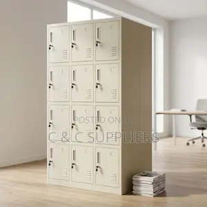 12-Locker Gym Cabinet