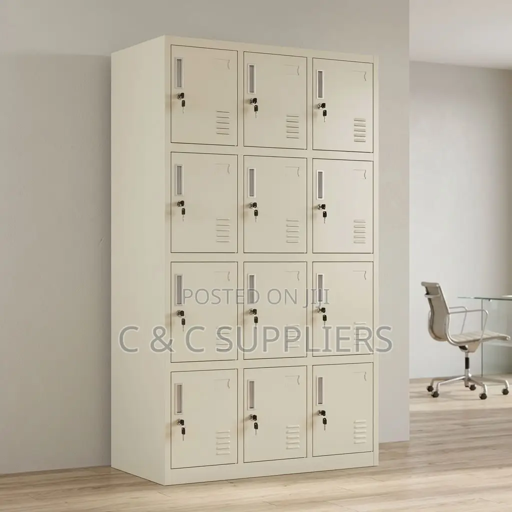 12-Locker Gym Cabinet