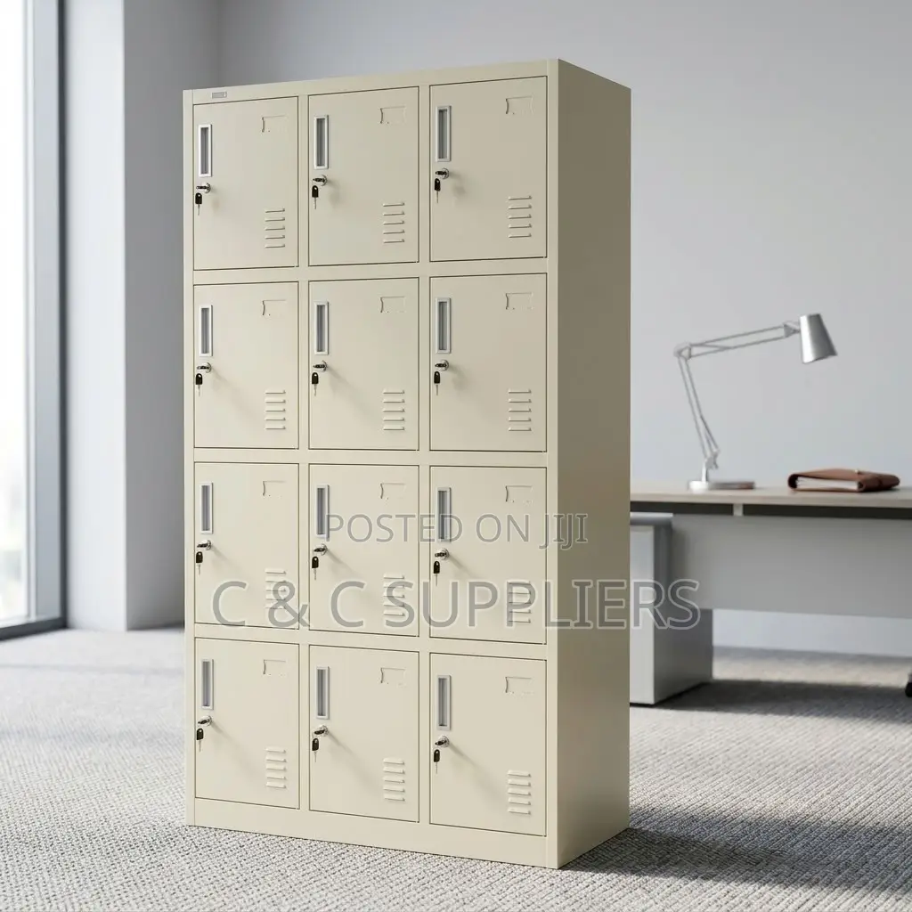 12-Locker Gym Cabinet