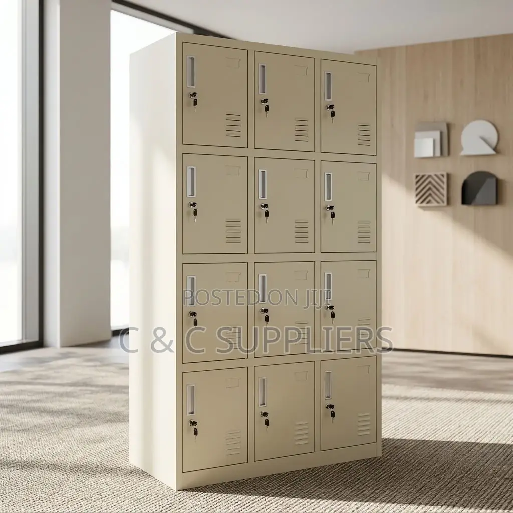 12-Locker Gym Cabinet