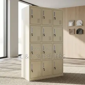 12-Locker Gym Cabinet