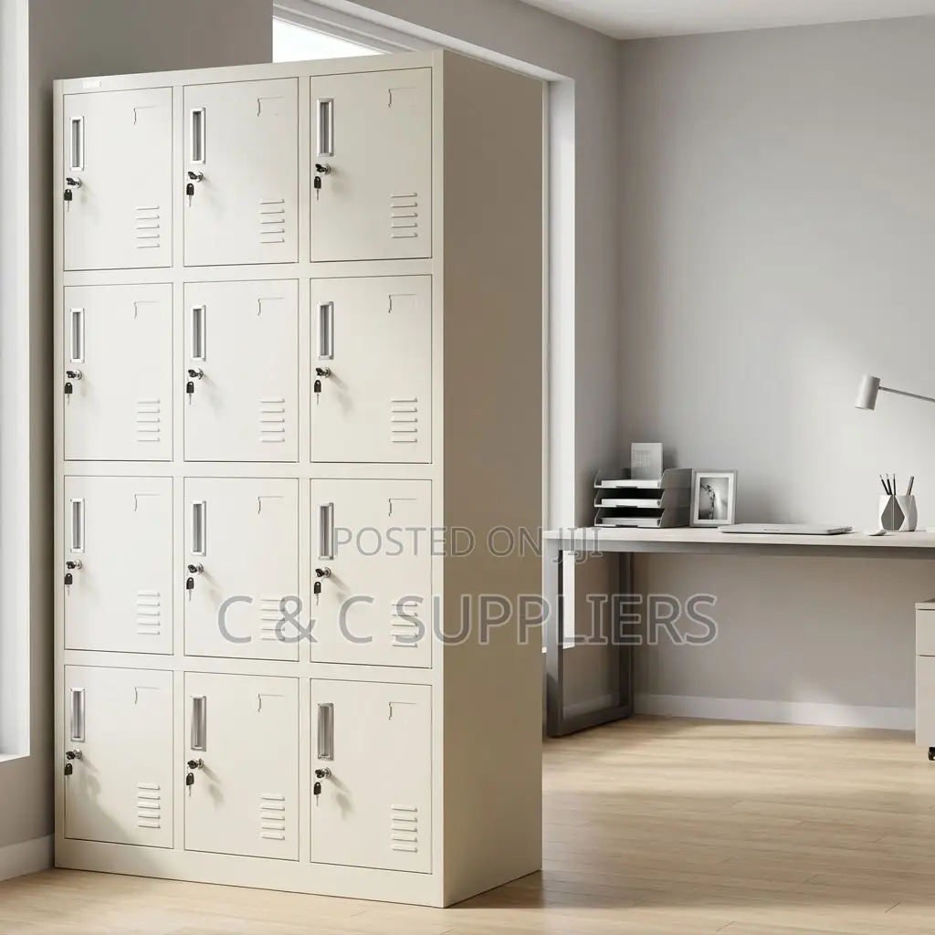 12-Locker Gym Cabinet