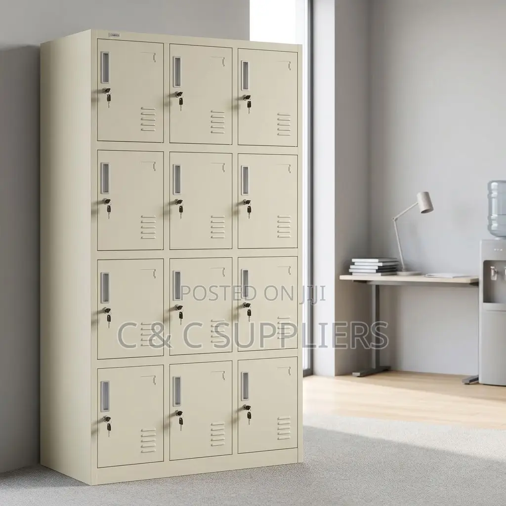 12-Locker Gym Cabinet