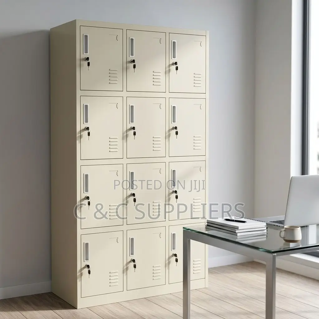 12-Locker Gym Cabinet