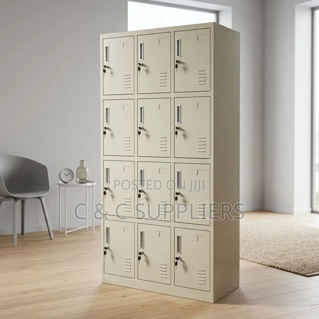 12-Locker Gym Cabinet