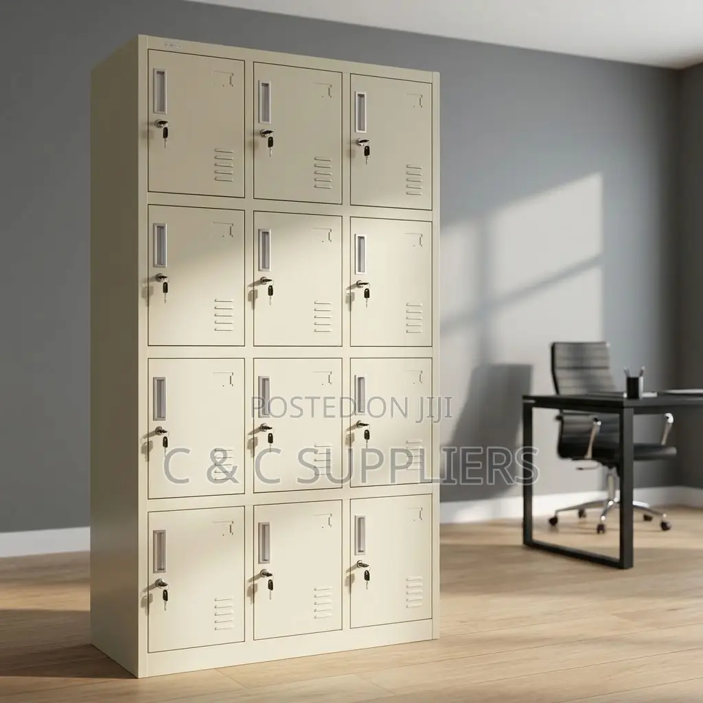 12-Locker Gym Cabinet