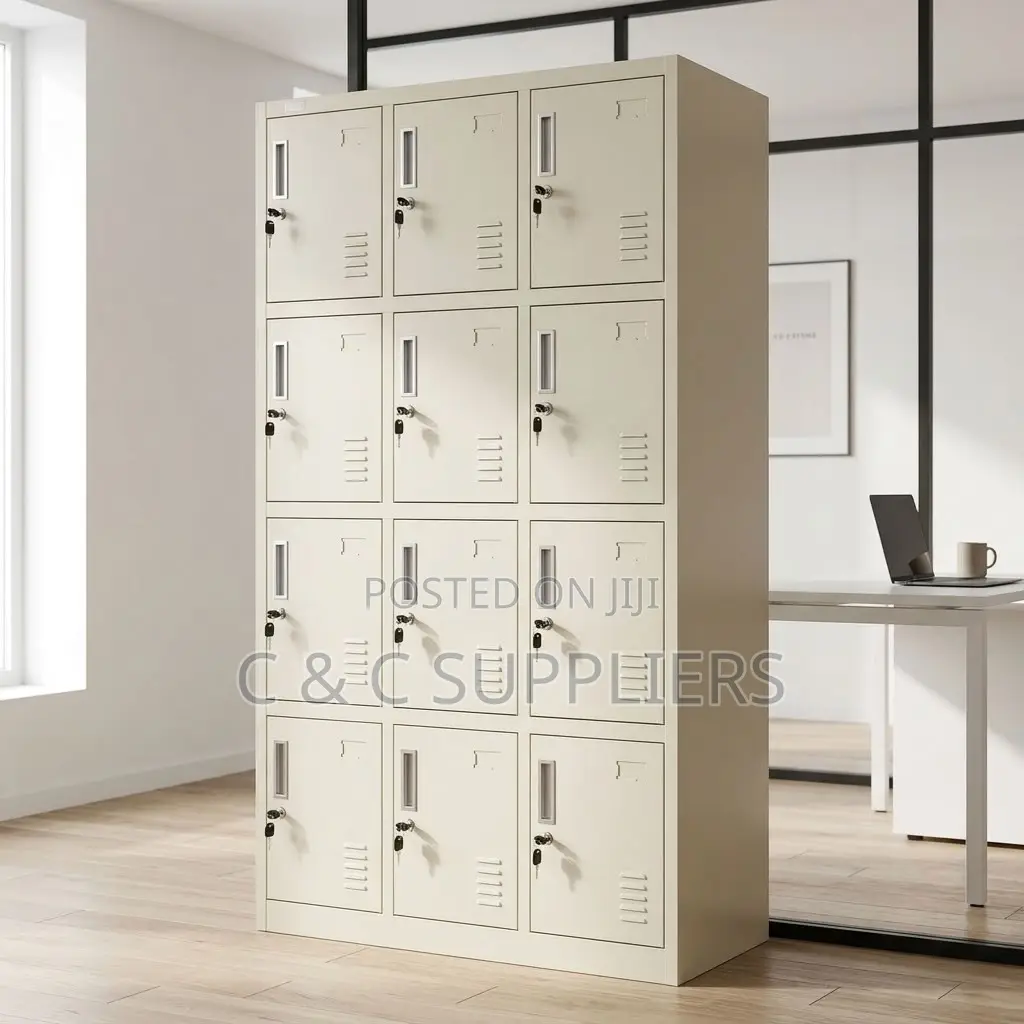 12-Locker Gym Cabinet