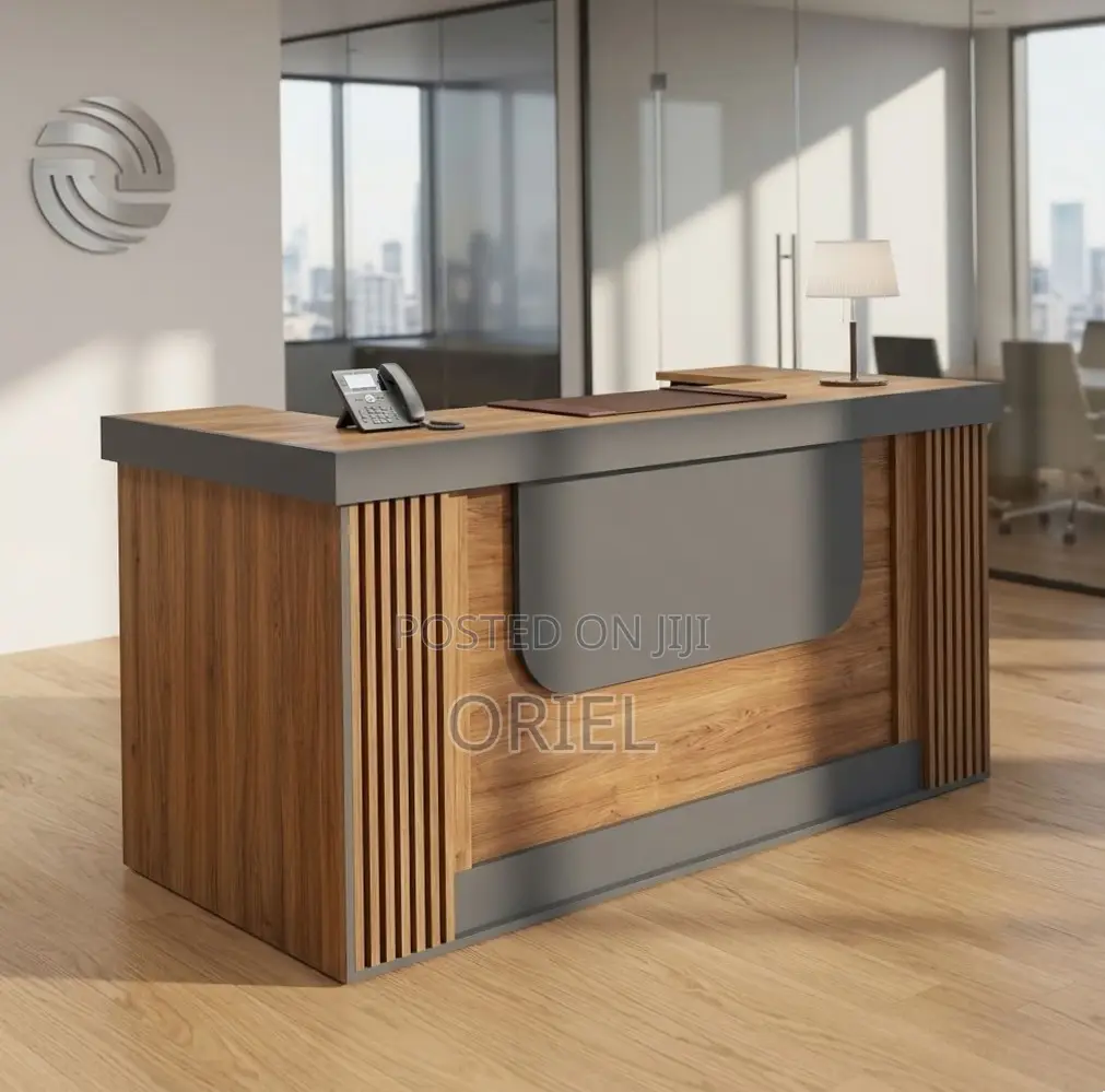 Office Reception Desk : 2.2M Reception Table