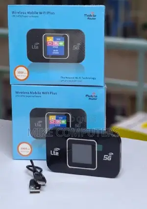 Portable 5G 4G Mobile Wireless Pocket Mifi Modem With Sim Card Slot
