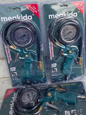Meakida Tire Inflating Gun With Pressure Gauge
