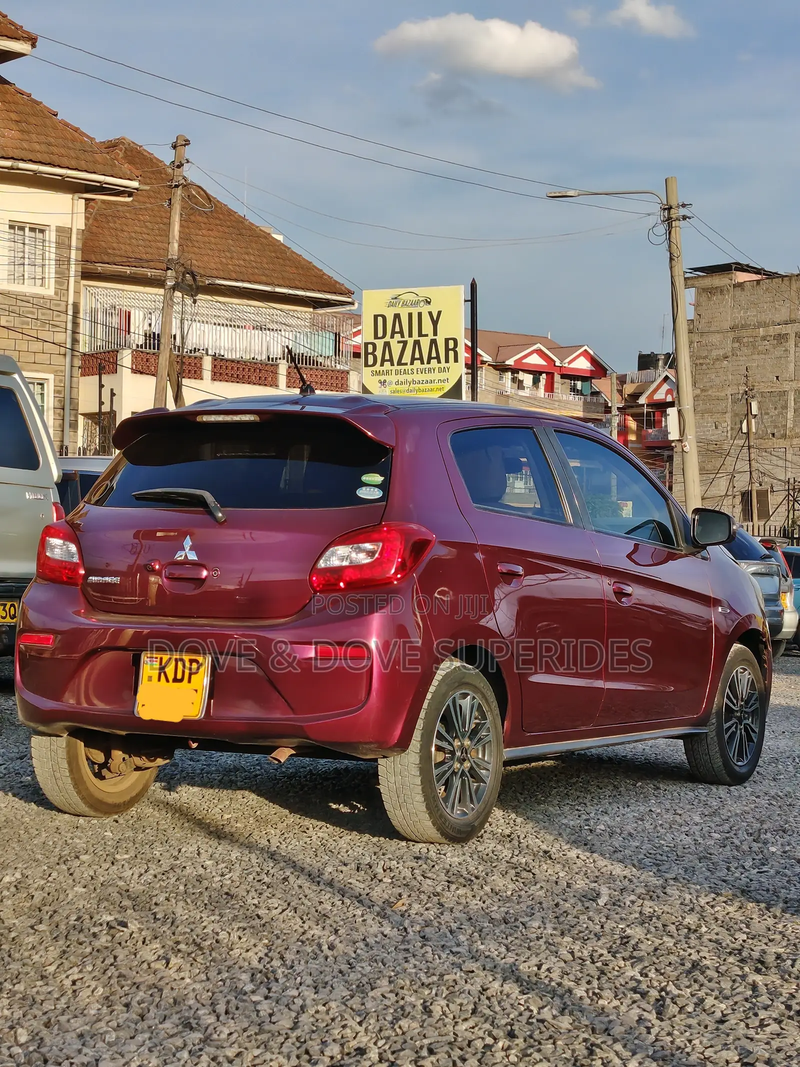 Mitsubishi Mirage 2017 Maroon