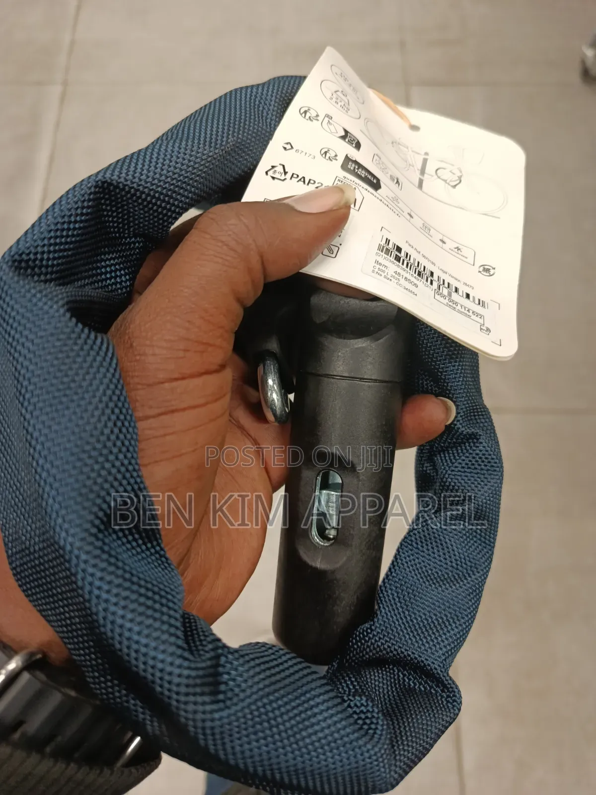 110cms High Protection Bike Lock 3 Keys 1.3 Kgs.