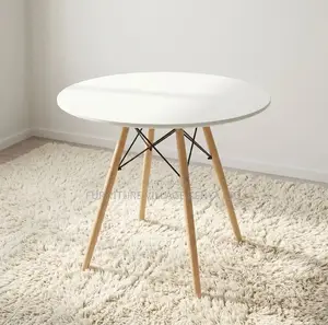 Dining Table; Round MDF/Wooden Frame High Dining Table