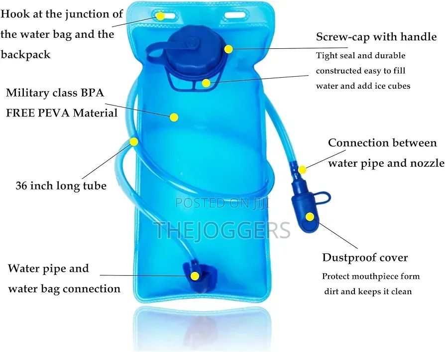 2 Liter Water Reservoir Hydration Bladder , Water Bladder