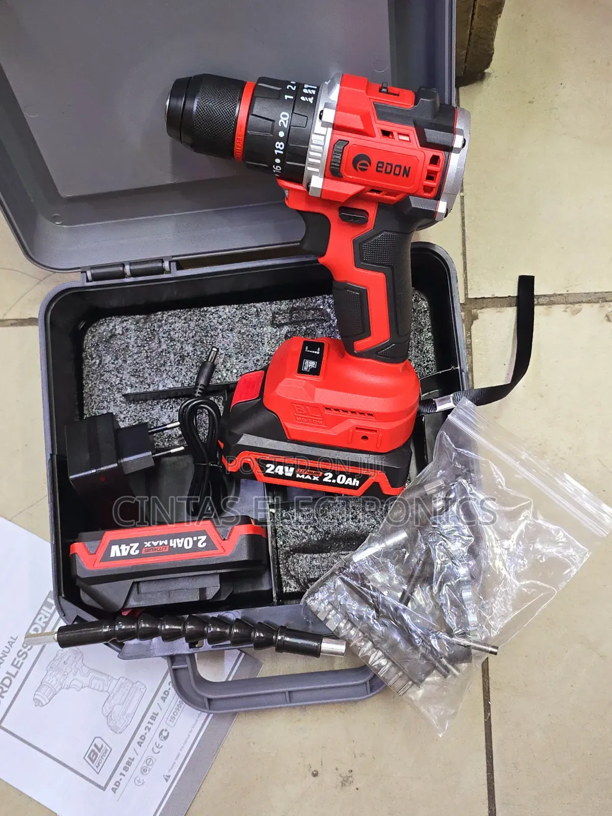 Edon Brushless Cordless Drill 24v