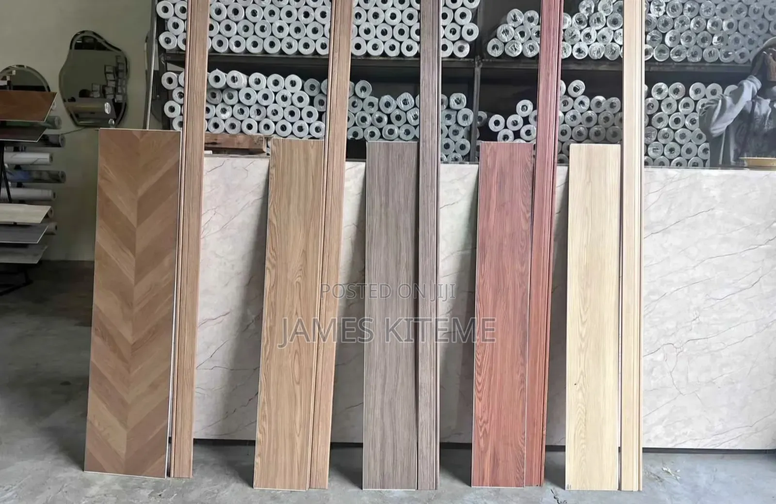 Herringbone SPC Flooring Tiles