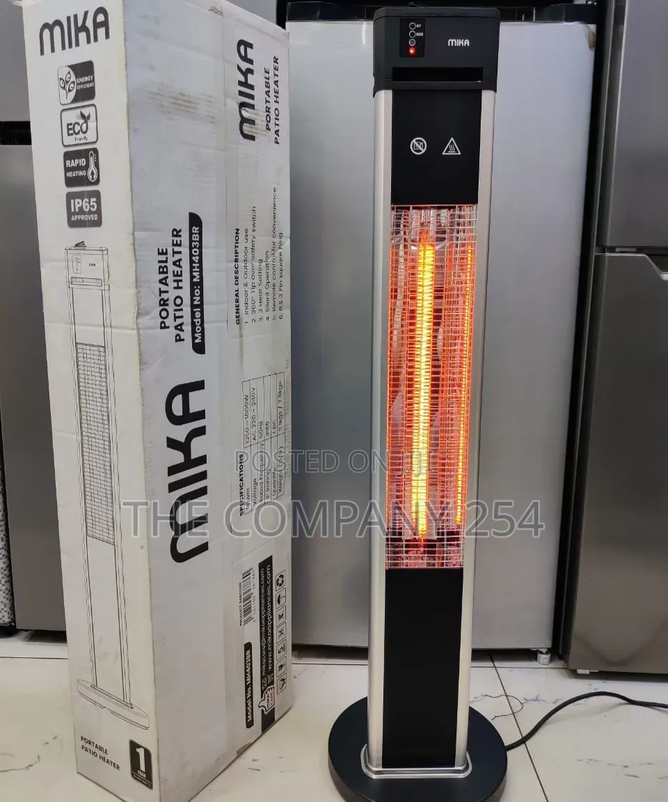 Mika Tower Heater With Fan and Remote Control