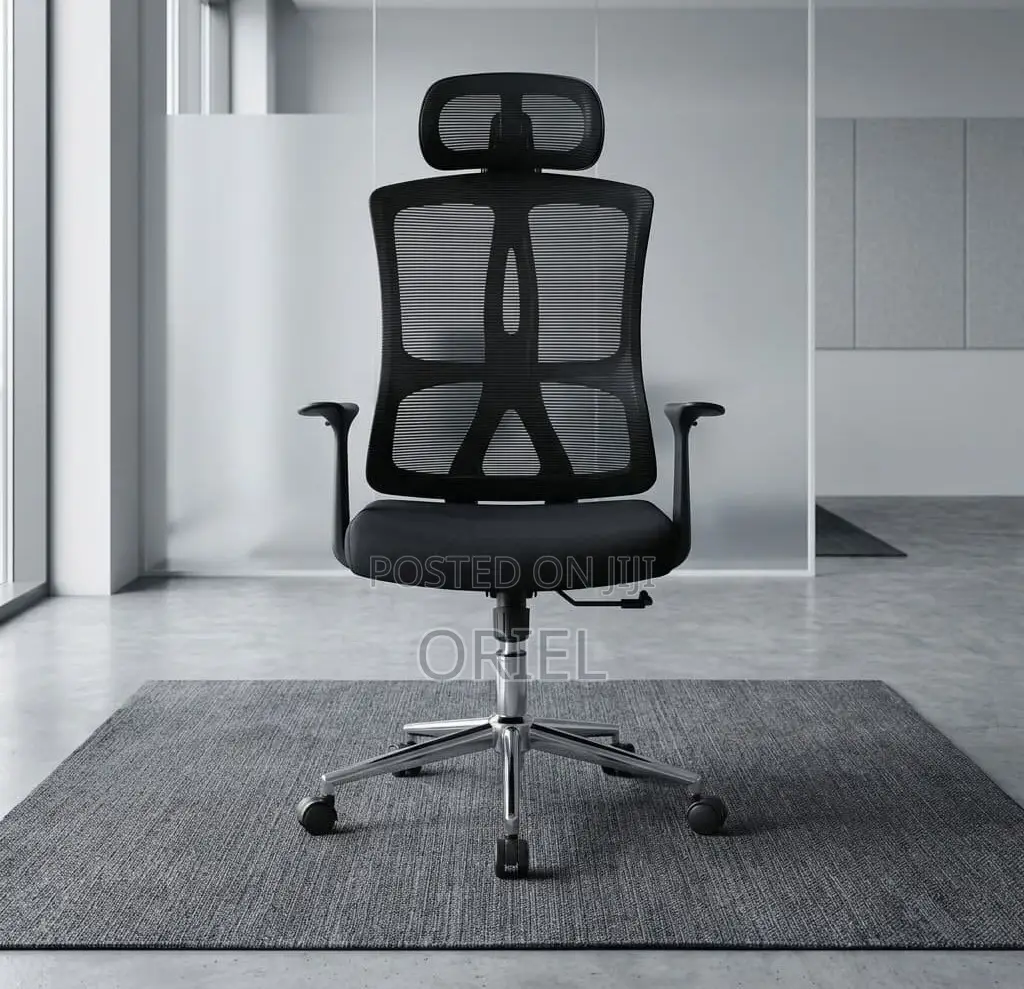 Office Chair : Ergonomic High-Back Office Work Seat