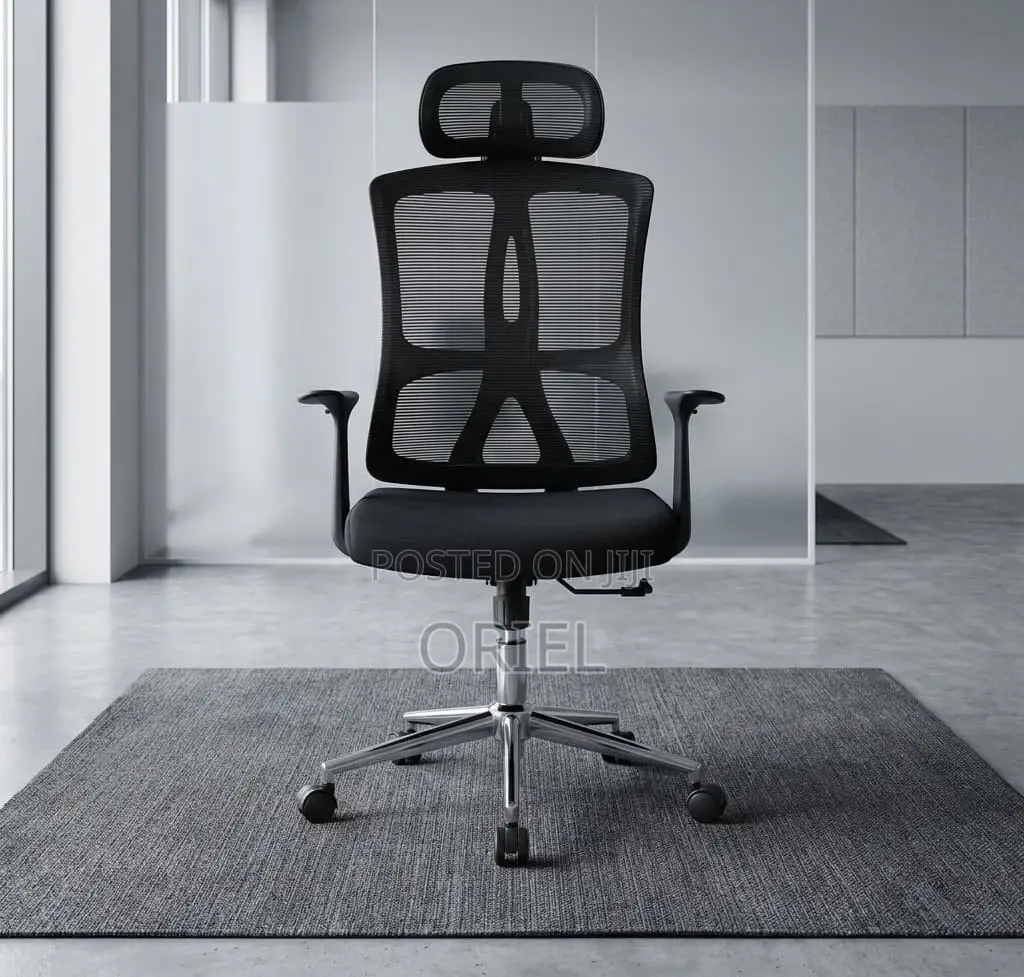 Office Chair : Ergonomic High-Back Office Work Seat