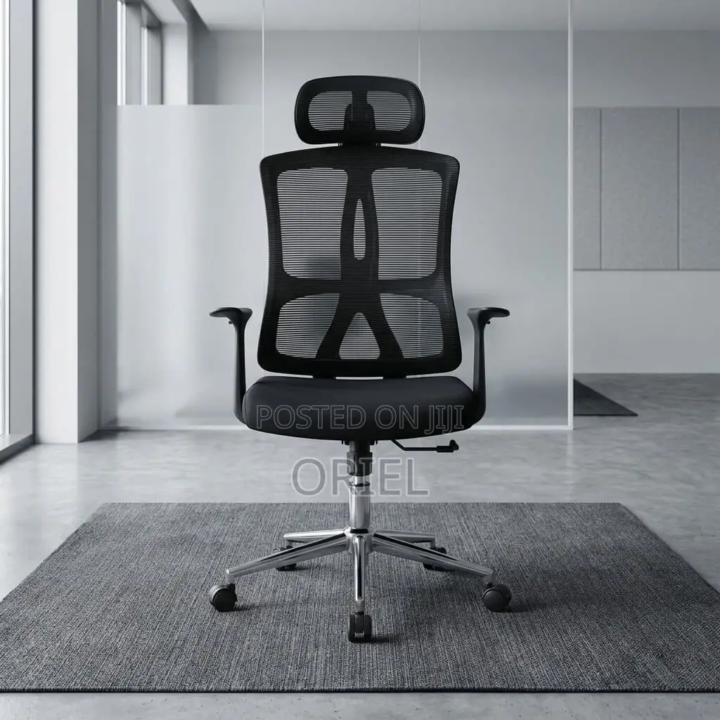 Office Chair : Ergonomic High-Back Office Work Seat