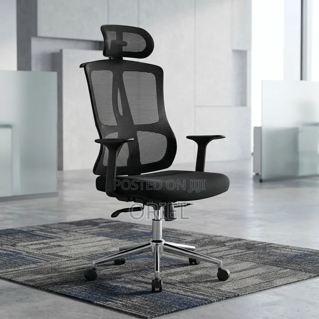 Office Chair : Ergonomic High-Back Office Work Seat