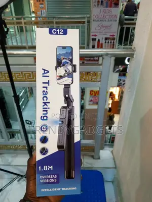 C12 AI Face Tracking Selfie Stick Tripod 1.8M for Smartphones