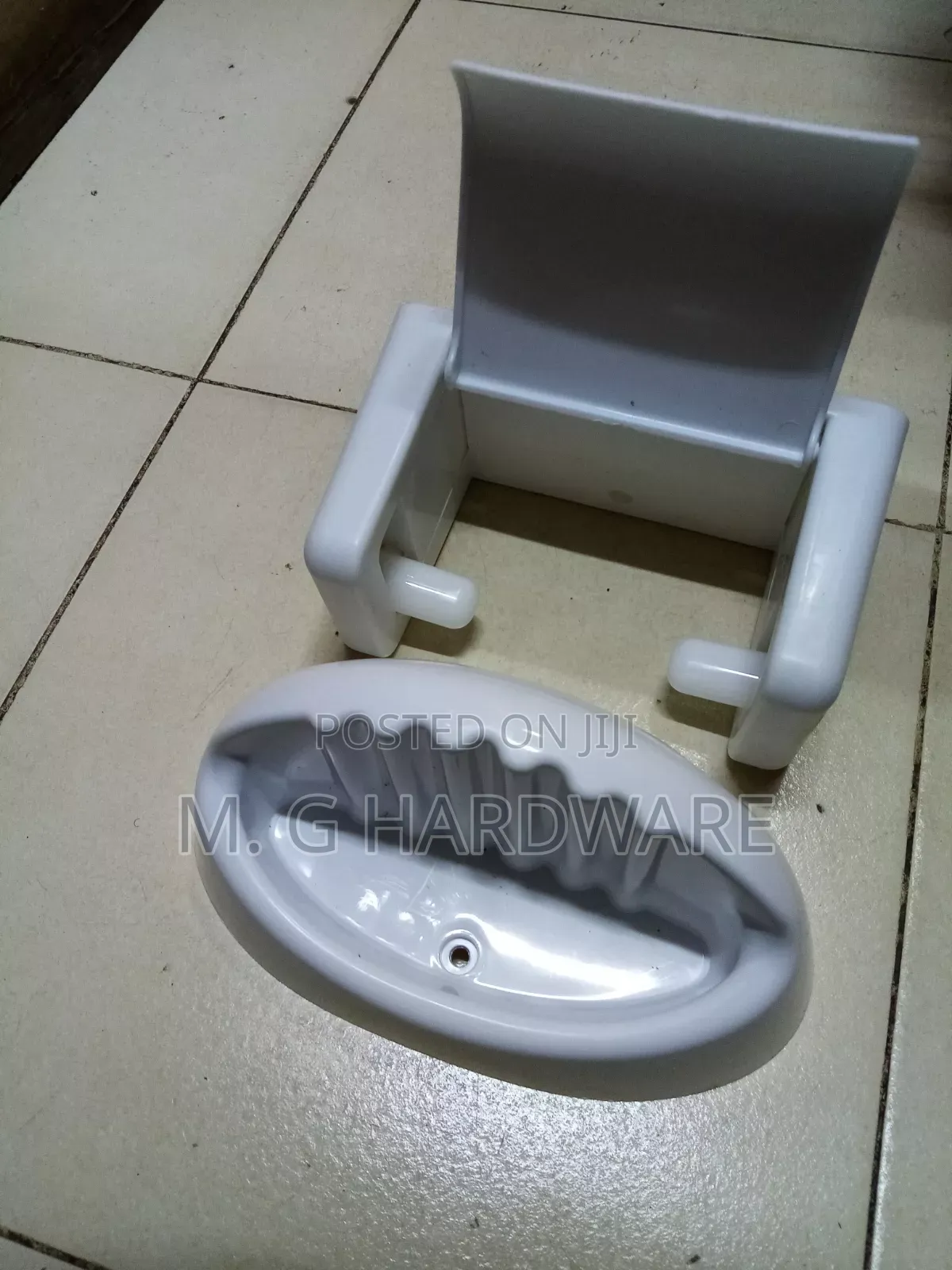 Combination Tissue Holder and Soap Dish