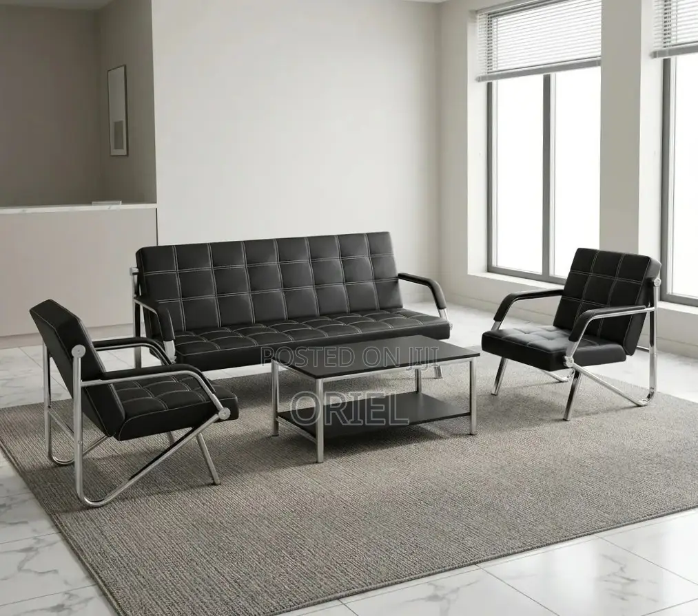 Office Sofa :Executive 5-Seater Office Reception Couch