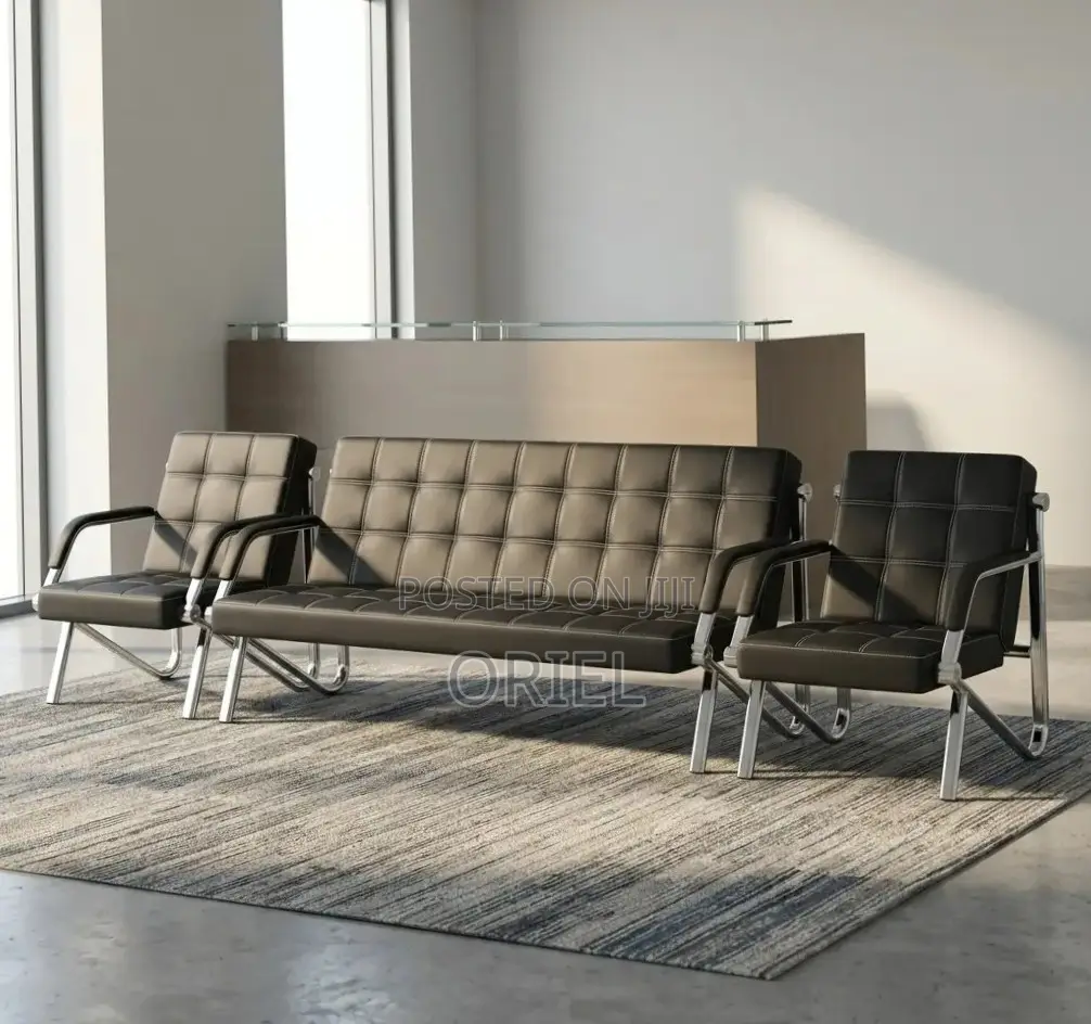 Office Sofa :Executive 5-Seater Office Reception Couch