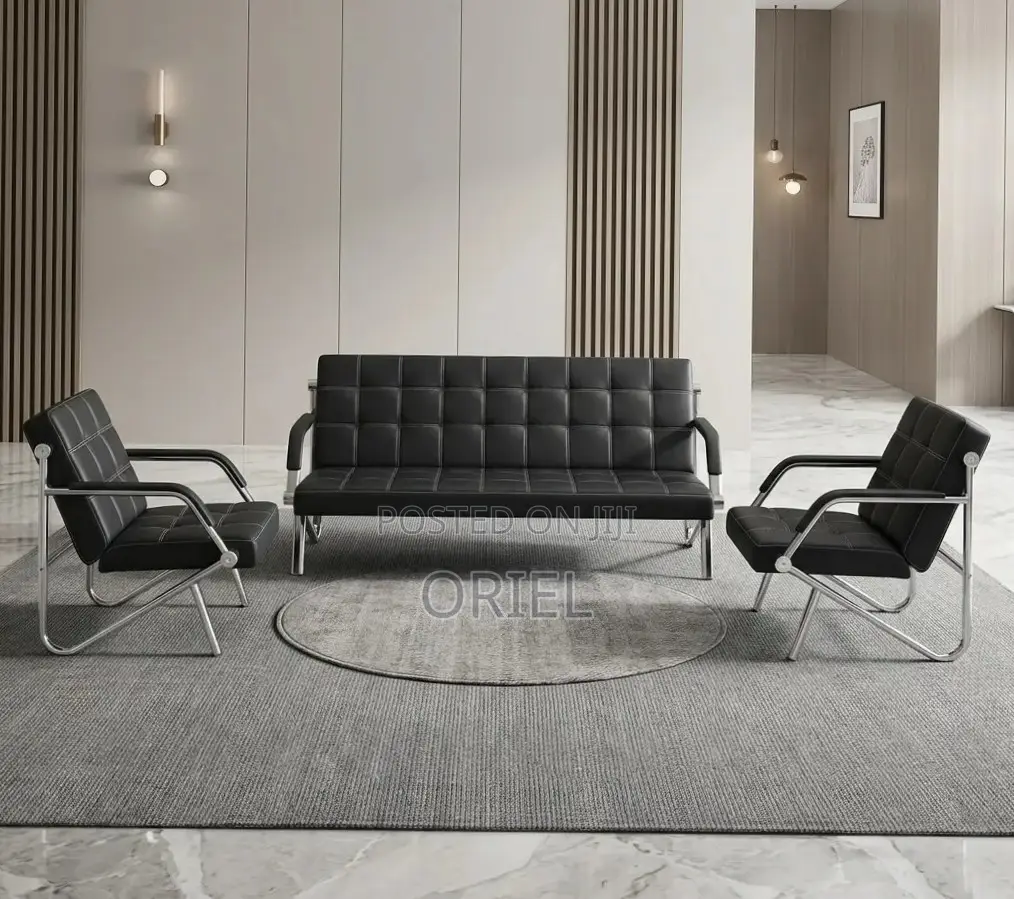 Office Sofa :Executive 5-Seater Office Reception Couch