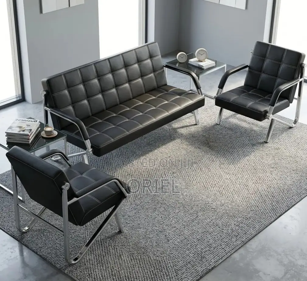 Office Sofa :Executive 5-Seater Office Reception Couch