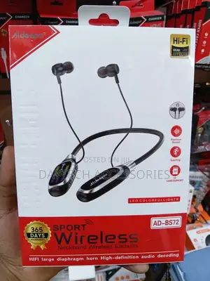 The Aldeepo AD-BS72 Wireless Neckband Earphones.