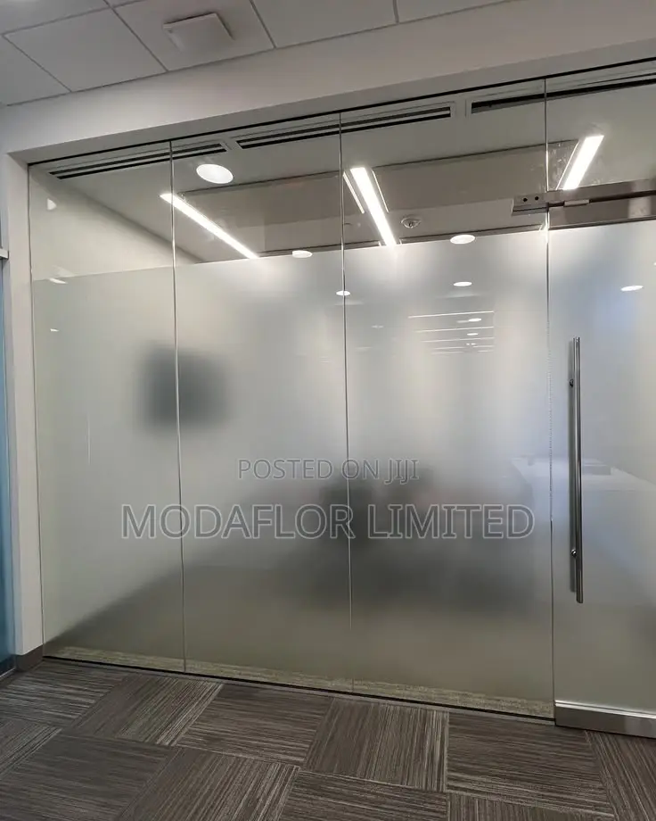 Static Cling Frosted Film - Non-Adhesive Reusable Privacy
